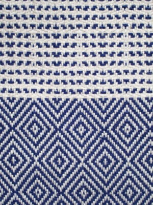 hamamdoek xxl 240 x 200 cm Diamond stripe navy