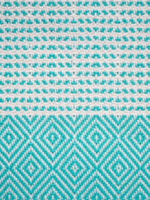 hamamdoek diamond stripe mint