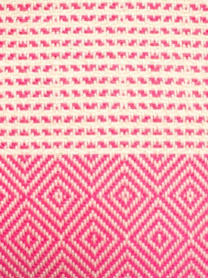 Stranddoek XXL - Hamamdoek XXL Diamond stripe roze