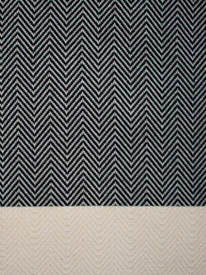 Hamamdoek XXL - Plaid Chevron zwart
