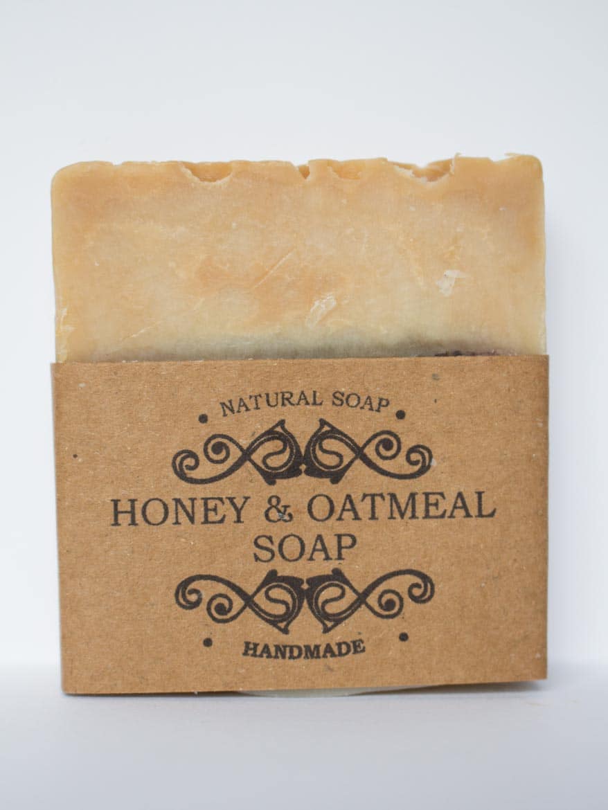 Natuurlijke handgemaakte zeep ♥ honing havermout