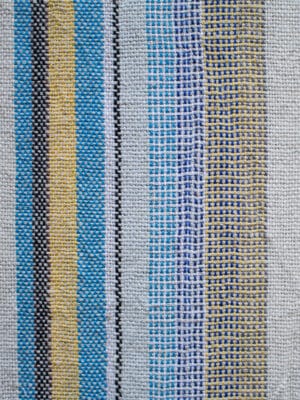 Stranddoek - Hamamdoek - Pestemal Bursa blauw - geel