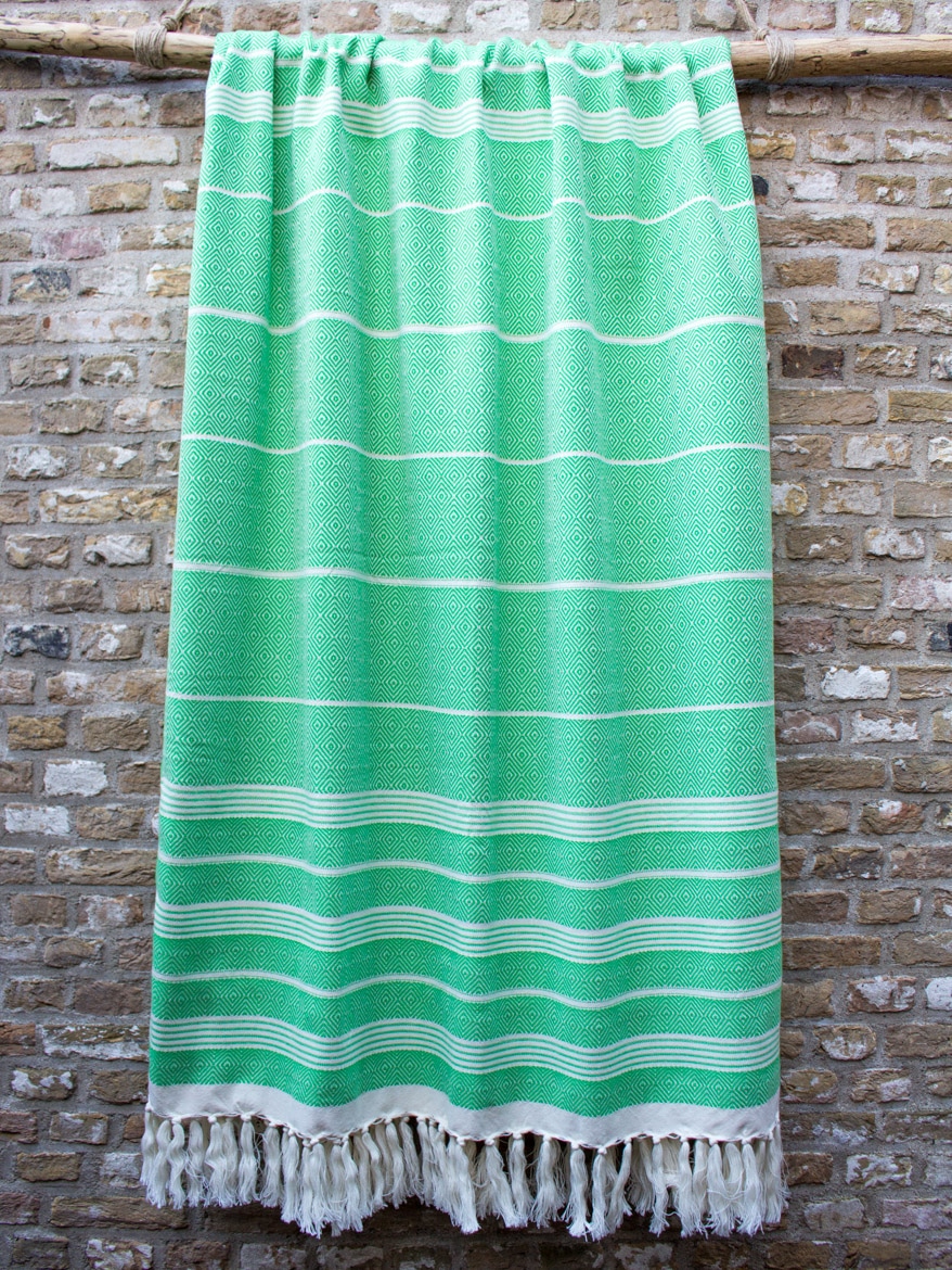 Stranddoek XXL - Plaid - Hamamdoek XXL Yesil groen