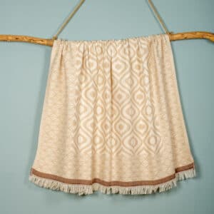 Hamamdoek xl - Plaid Sinop beige