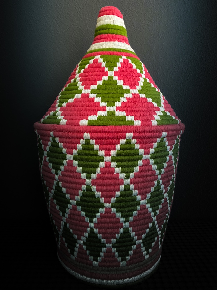 Berber mand xxl roze-groen