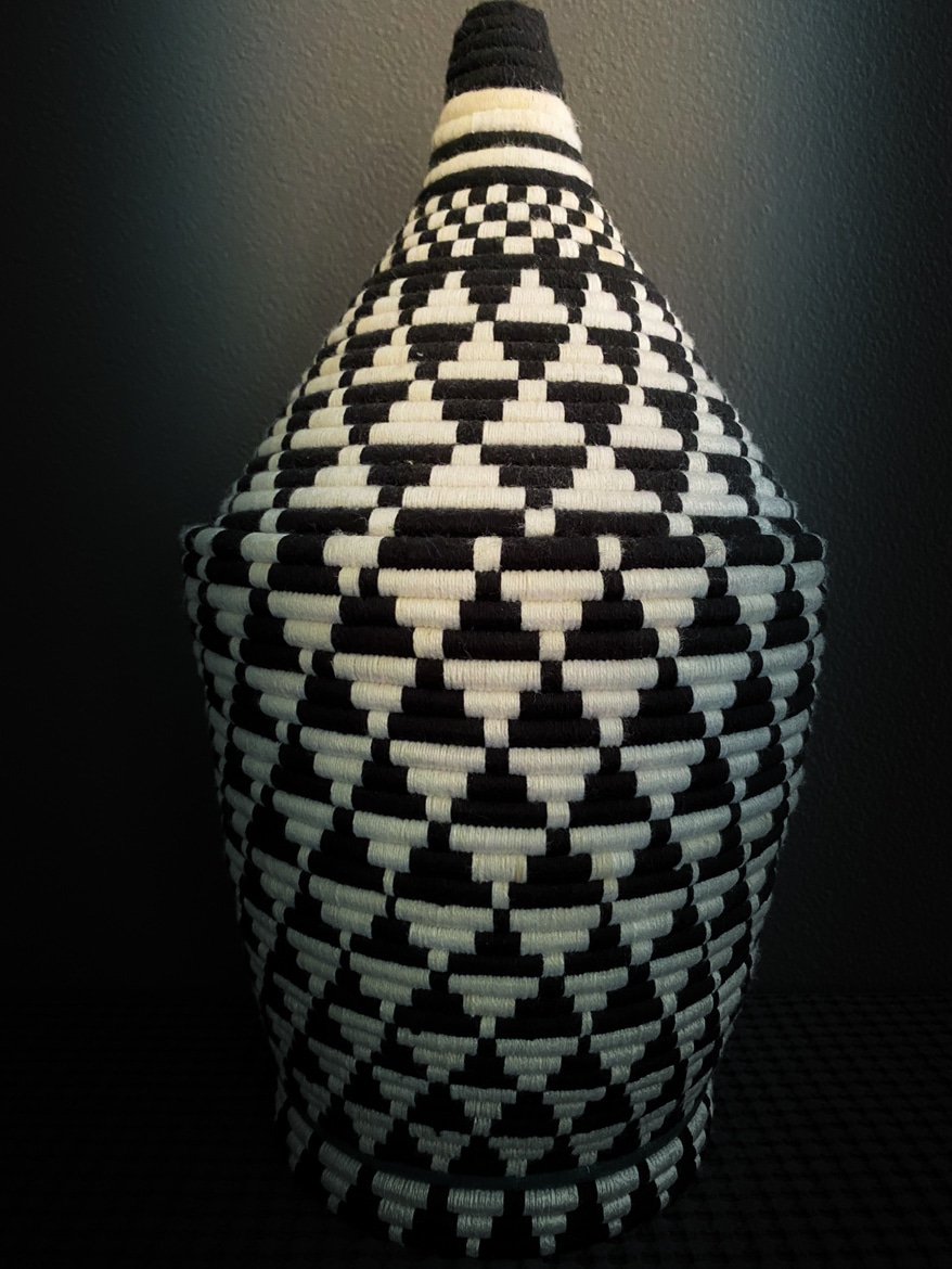 Berber mand xxl zwart-wit
